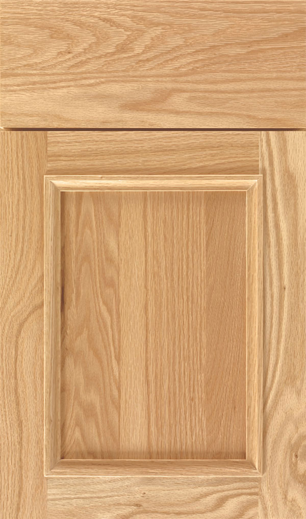 Haskins Oak recessed panel cabinet door in Natural