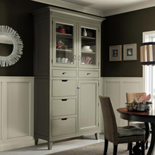 Decora custom cabinets in dining room