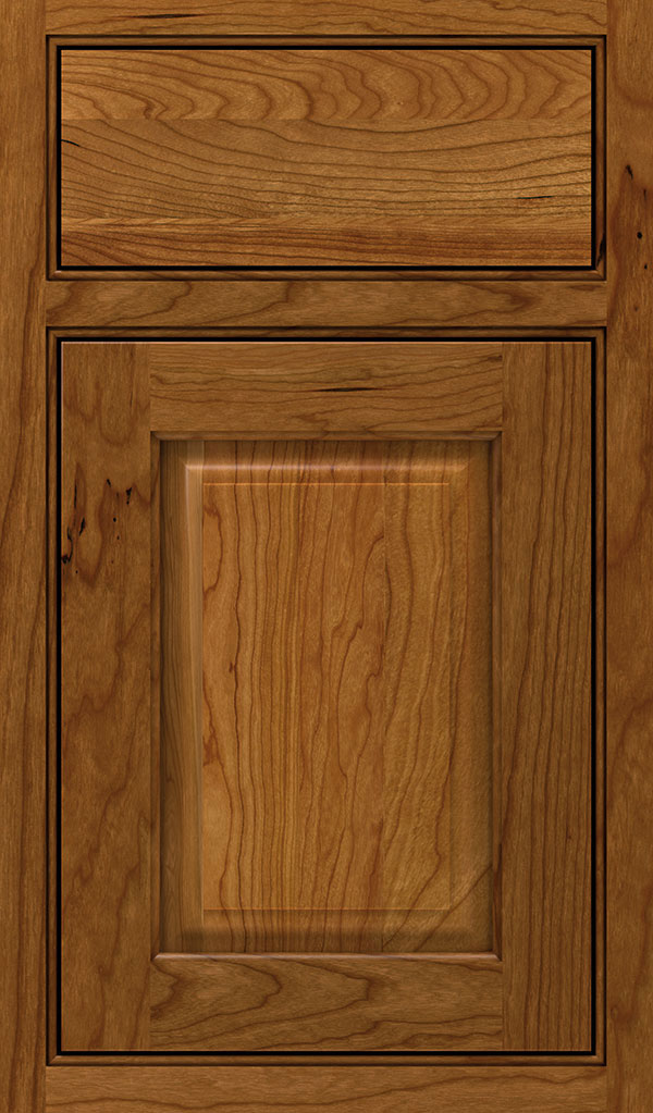 Plaza Cherry Beaded Inset Cabinet Door in Suede