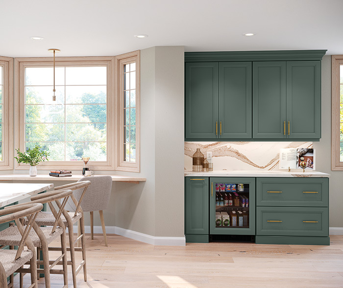 Two-Tone Maple Kitchen Cabinets