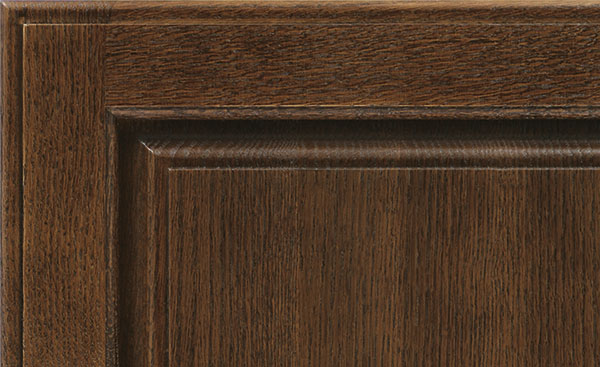 quartersawn oak cabinet finish