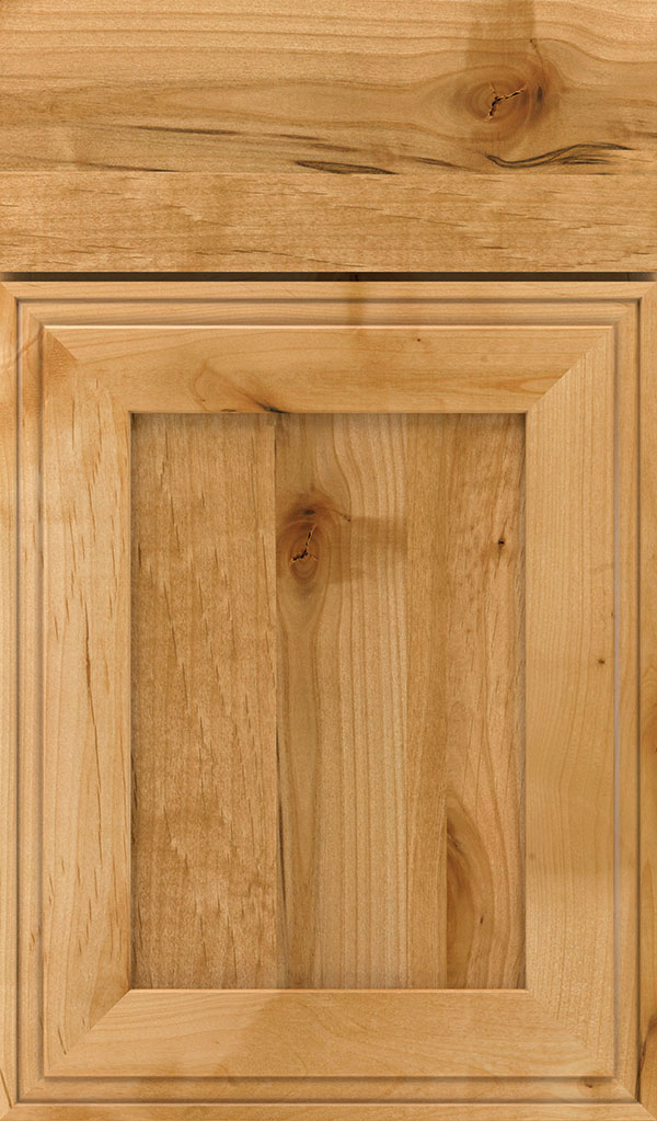 Daladier Rustic Alder Recessed Panel Cabinet Door in Natural