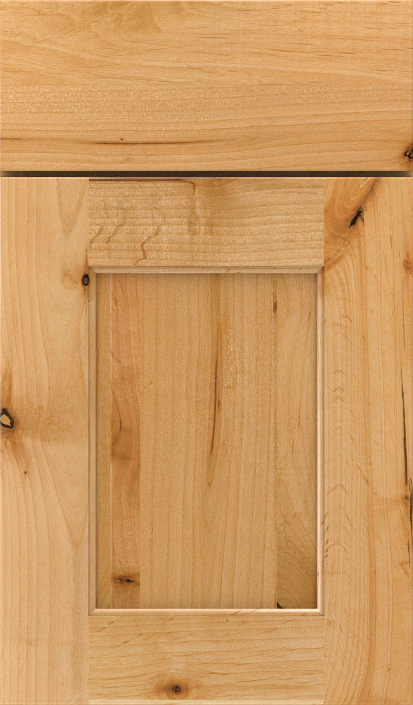 Sloan Rustic Alder Recessed Panel Cabinet Door in Natural